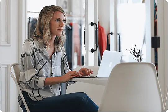 Women Working On Laptop